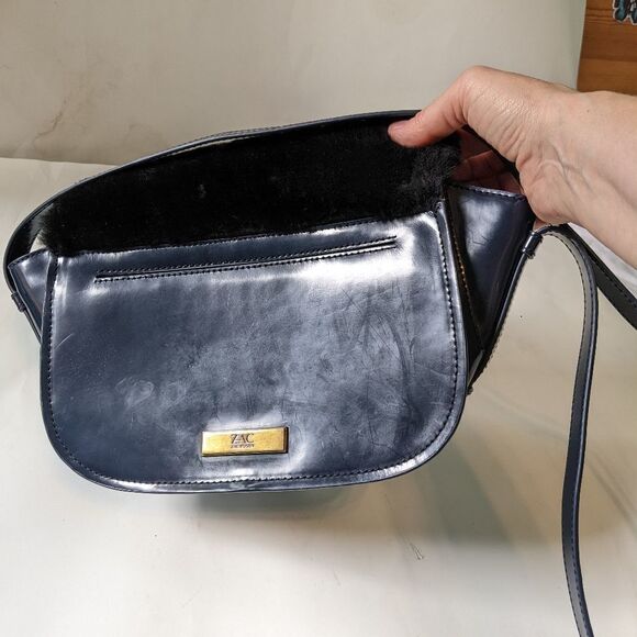 𝅺ZAC Posen Eartha Iconic Fur Crossbody  Bag - Picture 4 of 11